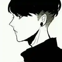 侧面动漫帅气黑白头像动漫侧面冷酷帅气男头