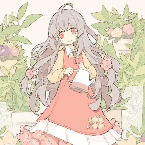 粉色系头像ins风动漫画