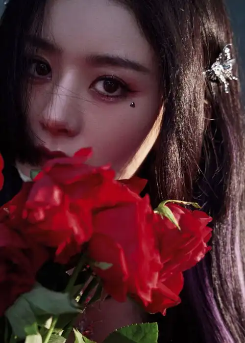 赵丽颖暗黑系写真曝光化身魅惑系女王好迷人