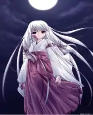 谁能给我一些白发的动漫美女