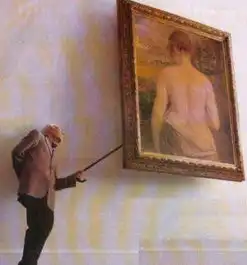 搞笑gif小伙伴儿,对面到底有什么啊