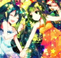 动漫美图欣赏好闺蜜美图,手牵手把开心的事情与你分享