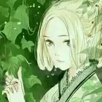 森系绿色系头像动漫漫画森系绿色系女生头像