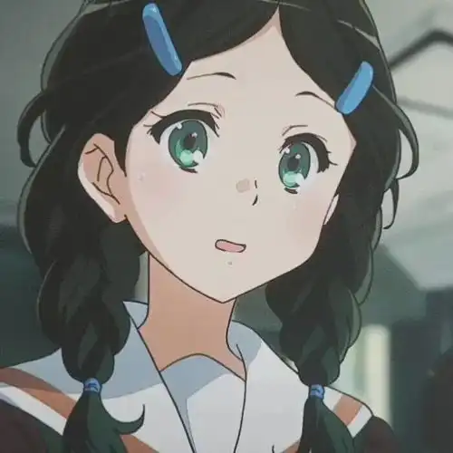 绿色系的女生头像动漫文