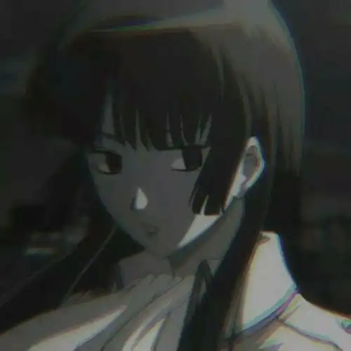 女生丧系头像大全动漫女