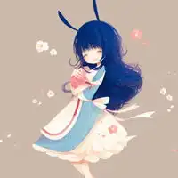 可爱卡通小美女头像小起