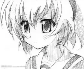 动漫铅笔画动漫服装铅笔画