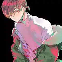 黑色侧脸头像男动漫系女