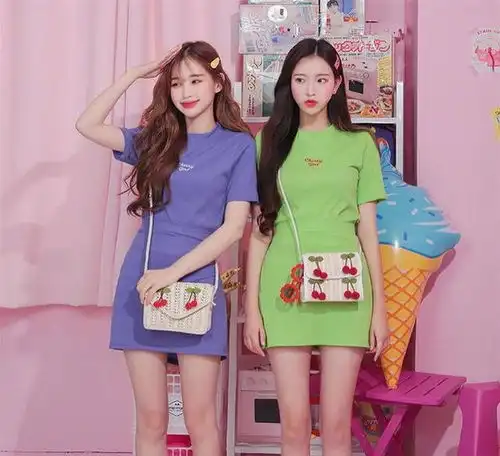 又被闺蜜装惊艳到这对闺蜜的夏日清新搭配,每一套都好看