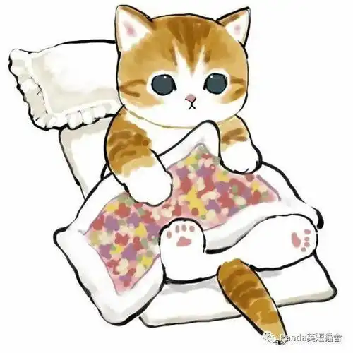 这猫猫也太萌了吧,可爱到极致巨量猫猫插画