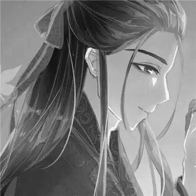 素描头像男生黑白卡通动