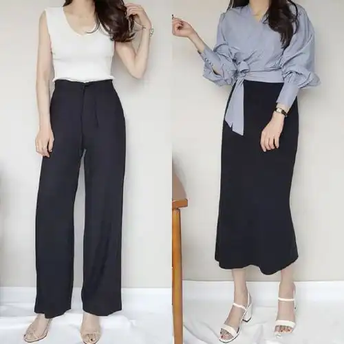 小个子女孩子的秋季穿搭,西服外套t恤搭配牛仔裤,秒变青春少女