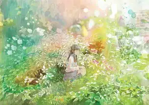 一期明媚而不忧伤的意境日系风格唯美插画,好看哦