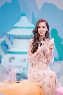 angelababy现身上海某品牌活动甜美裸色仙女裙尽显少女感