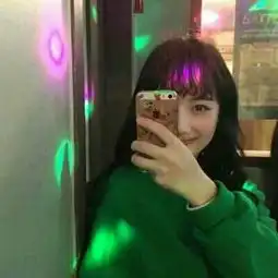 绿色系女头可爱头像女头