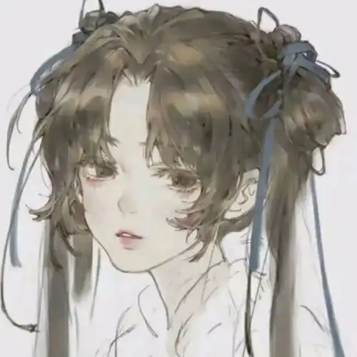 少女头像卡通可爱古风动