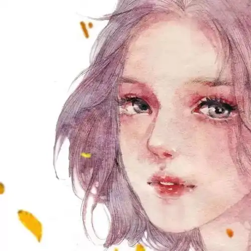 头像女生油画棒吧系列图