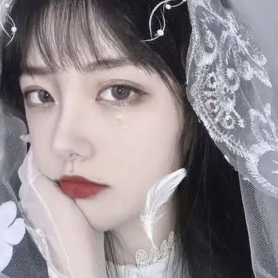 仙气十足的女生头像(绿
