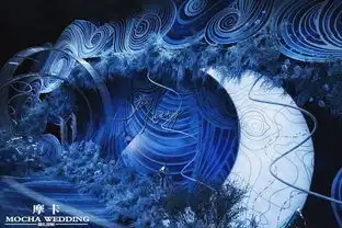 dodowed真实婚礼案例推荐系列之南通摩印婚礼蓝色系星空婚礼布置