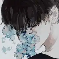 男生头像背影漫画