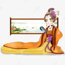 读书卡通头像古风