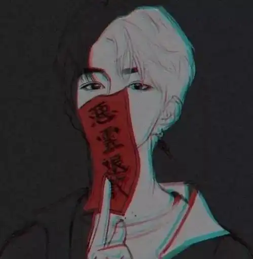 绿色系动漫头像女生冷酷