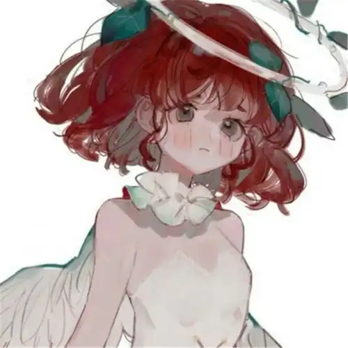 甜丧低糖动漫头像让这口烟跳升,我身躯下沉