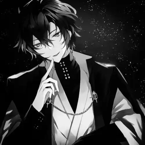 白色系二次元男生头像看