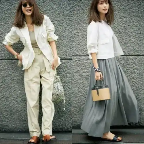 极致简约范24套秋冬白灰搭配,性冷淡风也能穿出高级感