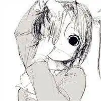 被黑化的卡通头像少女微信头像图片大全