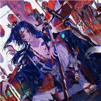 沉迷于二次元的世界日系动漫和服少年帅哥头像