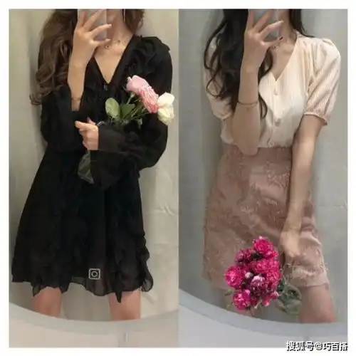 小个子女生看过来显高又显瘦的韩风搭配,温柔气质出众