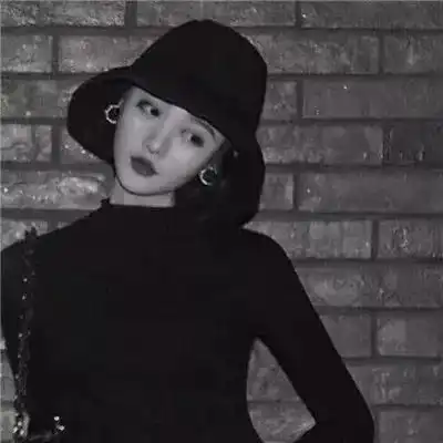 黑色系闺蜜头像霸气超拽