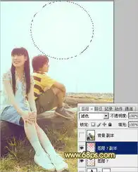 photoshop制作淡淡的青黄韩系图片