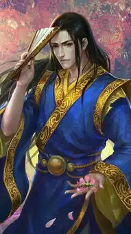 求古风男子的丹青不要妖孽艳色,必须是儒雅风流,拿着扇子或者酒爵的男子,比如看图