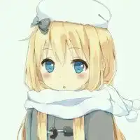 呆萌卡通情侣头像黑色短发好像穿着蓝色校服有没有那一系列的情侣头像