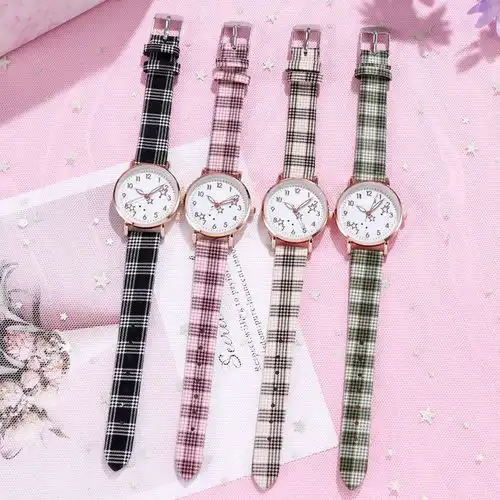 手表ins女学生韩版简约初中生学院风森系复古女款小表盘闺蜜手表