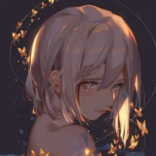 动漫头像女抑郁系真人女