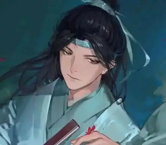 浮生未凉古风男生头像这一宿,夜河流灯,魂归故里