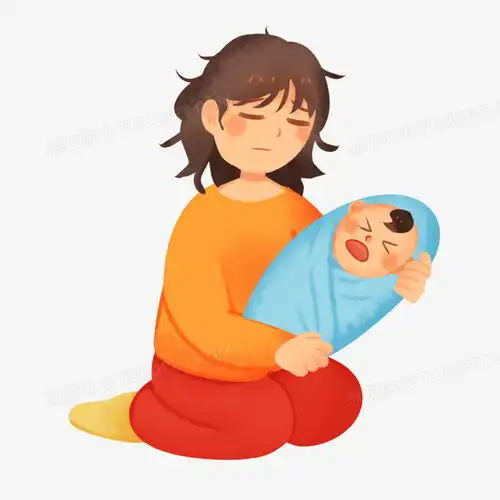 手绘卡通产妇抑郁免抠png图片素材免费下载卡通png35433543像素熊猫办公