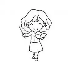 我们的老师的画画图片15岁的