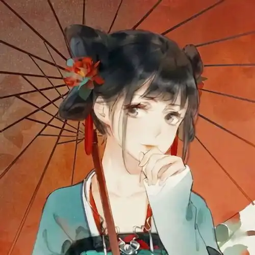 中国古风二次元女头,美到没朋友