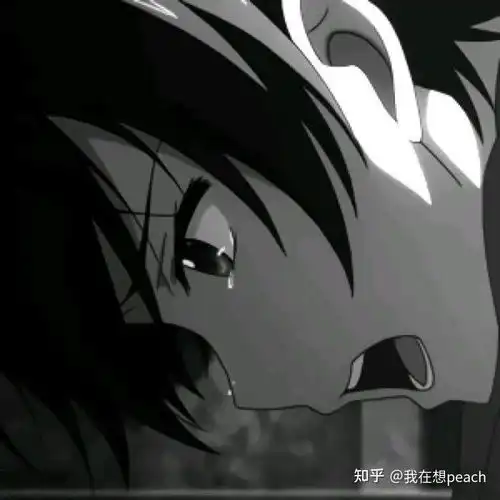 素描头像男生黑白卡通动