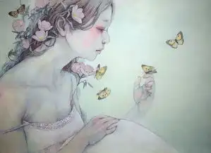 日本mihohirano唯美风格插画作品欣赏