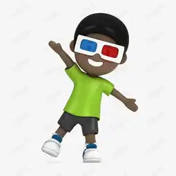 3d卡通头像男生立体