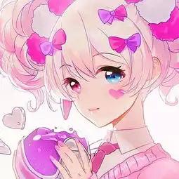 冰系女生卡通头像动漫女