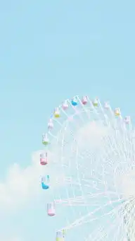 小清新海边沙滩风景