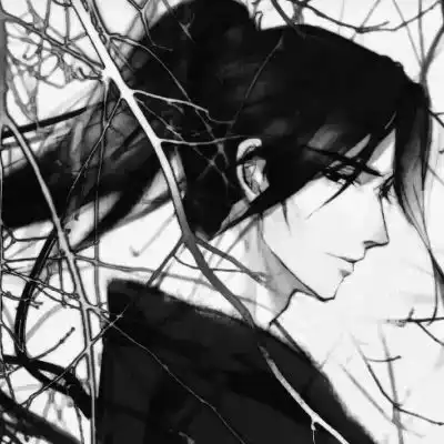 黑系男生头像真人图文黑