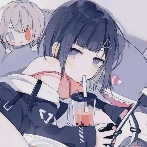 玻尿酸鸭情侣头像动漫兄