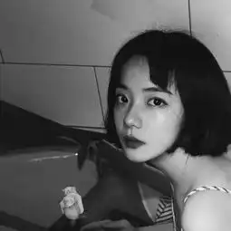 黑白头像丧系动漫头像